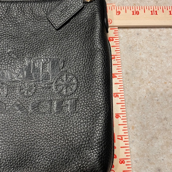 Coach 1897 Jes Slim Crossbody Bag, Pebbled Leather, Travel, Black - Picture 16 of 16